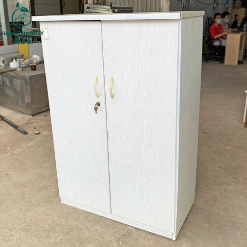 Tủ Áo Nhựa 83CMx1M23 Cũ Màu Trắng Nhỏ Gọn 3 tu quan ao cu 21 1