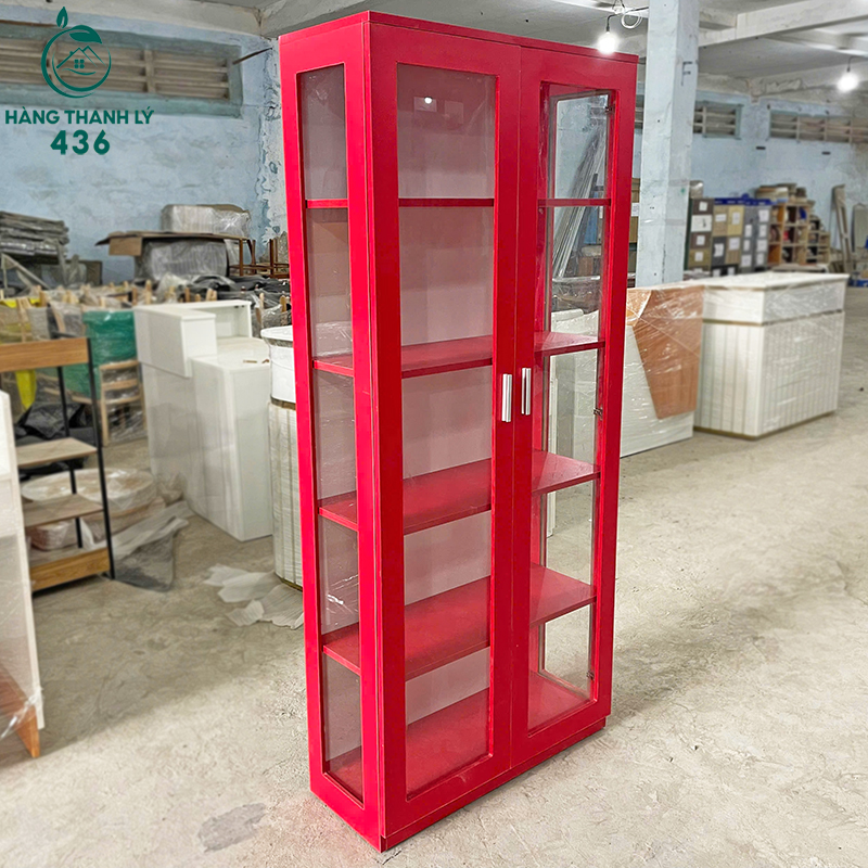 tu-trung-bay-thanh-ly-12 Thanh Lý Tủ Trưng Bày 80CMx1M8 Mới 99% (Nhiều Màu)