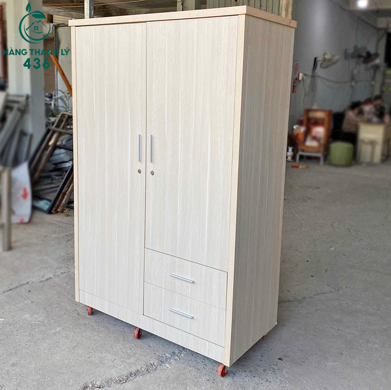 Tủ Quần Áo Gỗ 1M2x1M87 Cũ Đẹp Giá Rẻ TU-QUAN-AO-CU-46 Tủ Quần Áo Gỗ 1M2x1M87 Cũ Đẹp Giá Rẻ