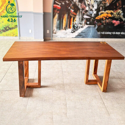 Bộ Bàn Ăn 6 Ghế Cũ Gỗ Me Tây Cao Cấp 5 ban ghe quan an cu 7