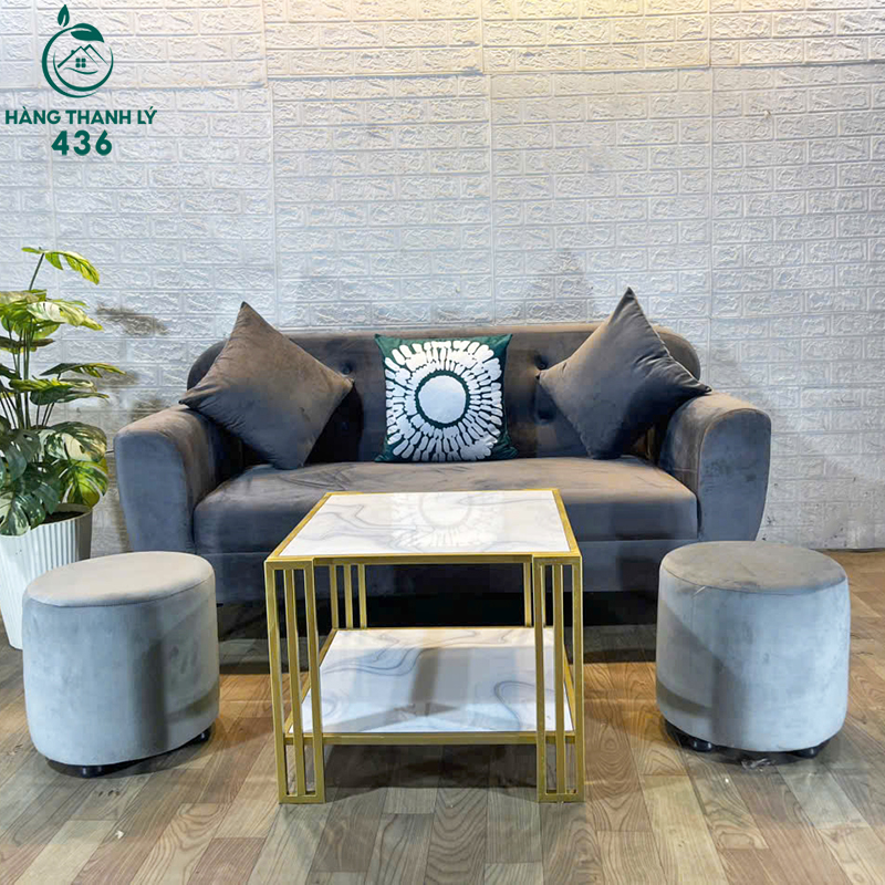 Bộ Sofa Bọc Nhung Màu Xám Hiện Đại Mới 99% (Nhiều Mẫu) ban-ghe-sofa-thanh-ly-8 Bộ Sofa Bọc Nhung Màu Xám Hiện Đại Mới 99% (Nhiều Mẫu)