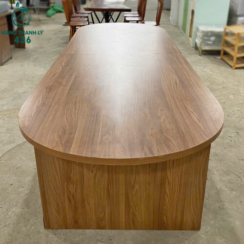 Bàn Họp Văn Phòng Oval Gỗ Cũ Giá Rẻ 4 ban hop cu 37