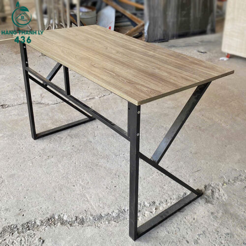 Bàn Làm Việc Chân Sắt Chữ K Đẹp Cũ (Nhiều Mẫu) 5 ban lam viec cu 188