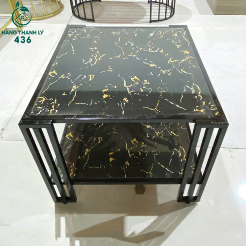 Bàn Sofa Mặt Vân Đá Sang Chảnh Mới 99% (Nhiều Màu) 4 ban sofa thanh ly 9