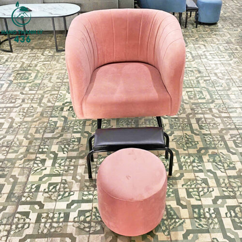 Bộ Ghế Nail Lưng Nhung Thấp Mới 99% (Nhiều Màu) 4 ghe nail thanh ly 15