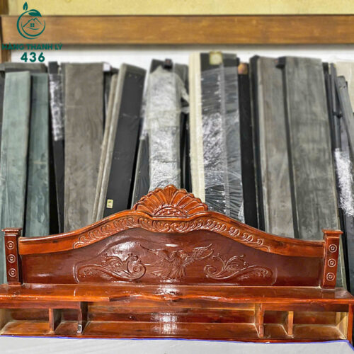 Thanh Lý Giường Gỗ 1M6x2M Chạm Hoa Văn Tinh Xảo Mới 99% 5 giuong go 1m6x2m cu cham hoa van tinh xao 1