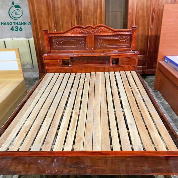 giuong go tu nhien 1m6x2m cu gia re 3