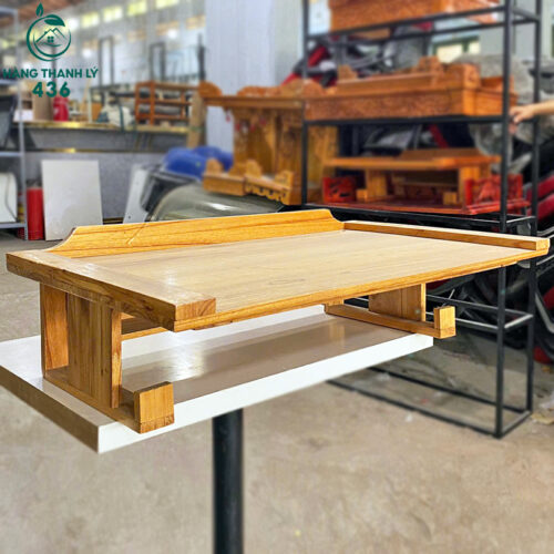 Bàn Thờ Treo Tường Gỗ Kiểu Đơn Giản Mới 99% 4 ke tho thanh ly 1