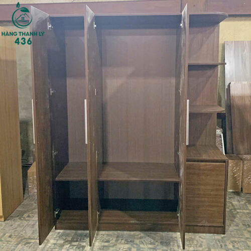 Thanh Lý Tủ Áo Liền Kệ 1M6x2M Hiện Đại Mới 99% (Nhiều Màu) 4 tu ao thanh ly 11