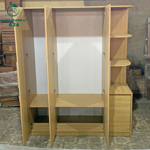 Thanh Lý Tủ Áo Liền Kệ 1M6x2M Hiện Đại Mới 99% (Nhiều Màu) 5 tu ao thanh ly 13