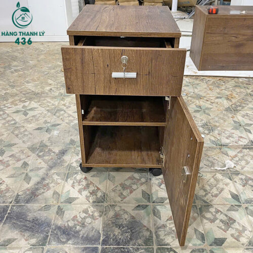 Tủ Tài Liệu Gỗ Vân Nâu Đẹp Mới 99% (Nhiều Mẫu) 6 tu ho so cu 83
