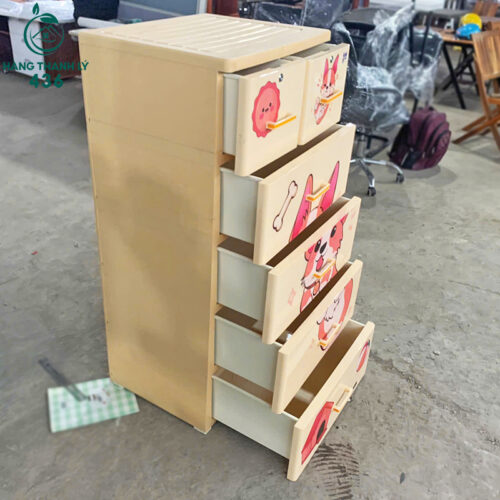 Tủ Đựng Đồ Trẻ Em Nhựa Cũ 5 Tầng Giá Rẻ 3 tu quan ao cu 47