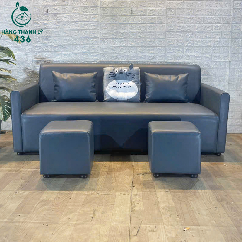 Bộ Ghế Sofa Bọc Da Hiện Đại Mới 99% (Nhiều Màu) ban-ghe-sofa-cu-43 Bộ Ghế Sofa Bọc Da Hiện Đại Mới 99% (Nhiều Màu)