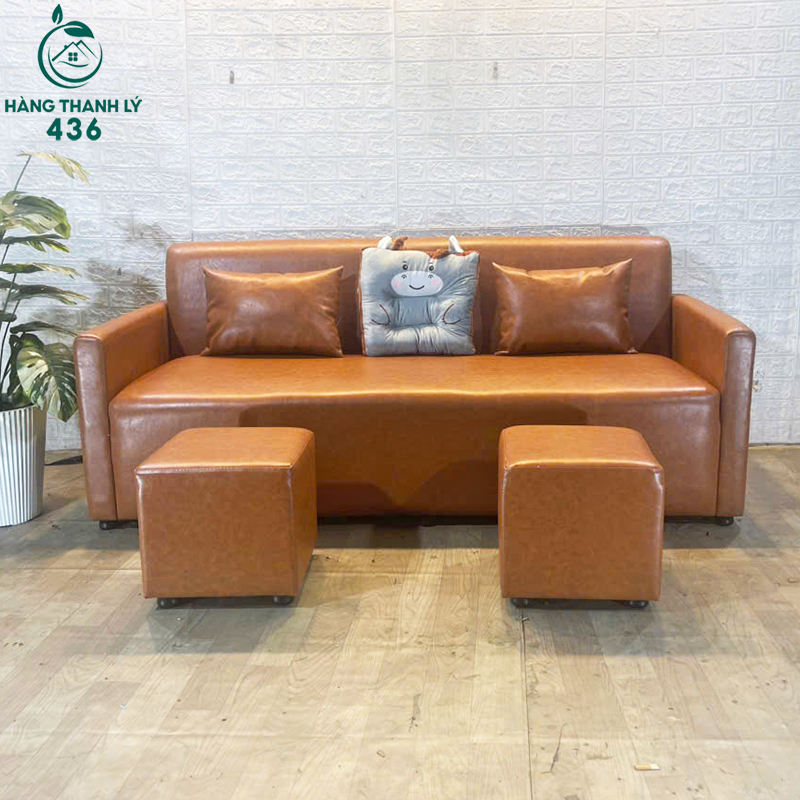 Bộ Ghế Sofa Bọc Da Hiện Đại Mới 99% (Nhiều Màu) ban-ghe-sofa-cu-44 Bộ Ghế Sofa Bọc Da Hiện Đại Mới 99% (Nhiều Màu)