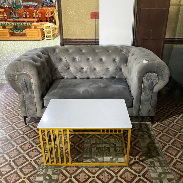 ban ghe sofa vang mau xam kieu tan co dien cu co tay 1