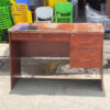 Bàn Làm Việc Gỗ Cũ Mặt Kính Có 3 Hộc Kéo 2 ban lam viec cu 252