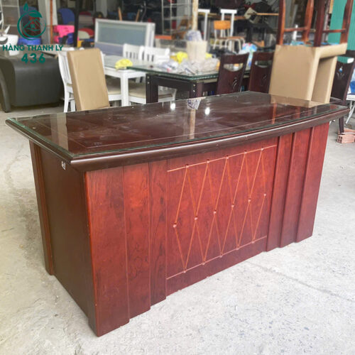 Bàn Giám Đốc 1M6 Cũ Mặt Kính Sang Trọng 3 ban lam viec cu 255