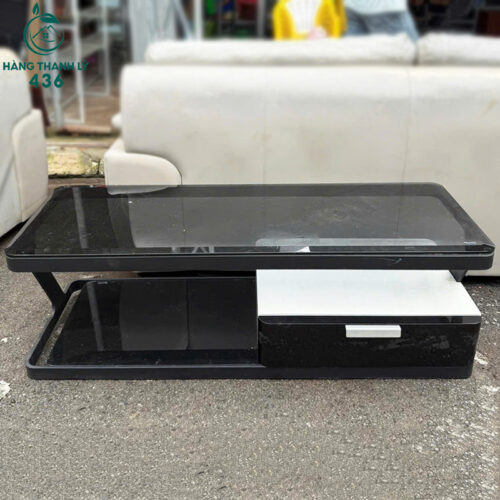 Bàn Sofa Cũ Mặt Kính Đen Kiểu Dáng Hiện Đại 4 ban sofa cu 19