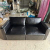 Thanh Lý Ghế Sofa Da 2 Chỗ Màu Đen Mới 99% 1 ghe sofa da 2 cho