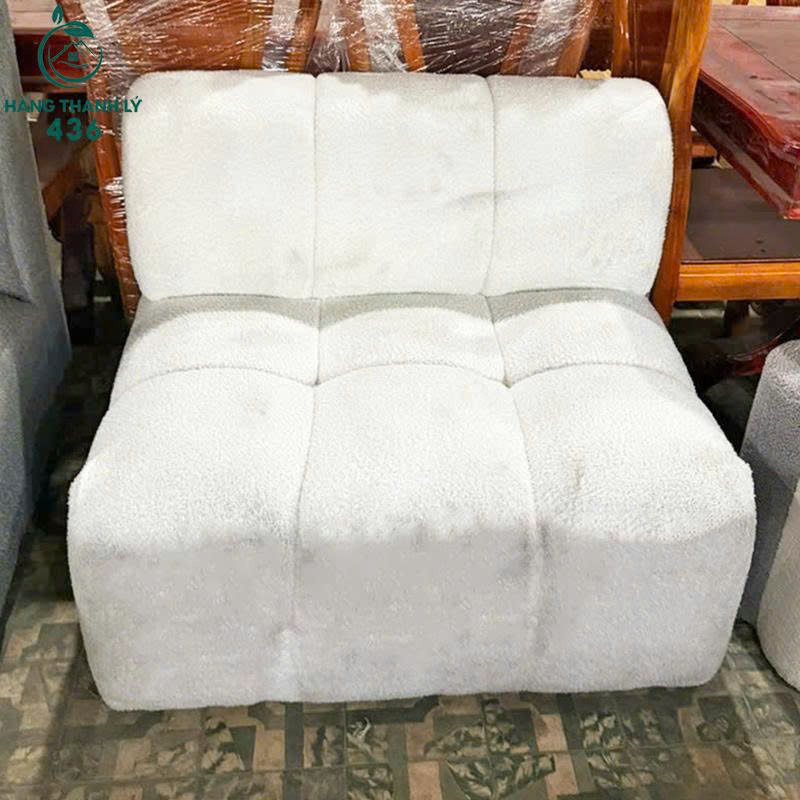Ghế Sofa Đơn Chân Gỗ Đệm Pastel Mới 99% (Nhiều Màu) ghe-sofa-don-hien-dai-mau-trang Ghế Sofa Đơn Chân Gỗ Đệm Pastel Mới 99% (Nhiều Màu)