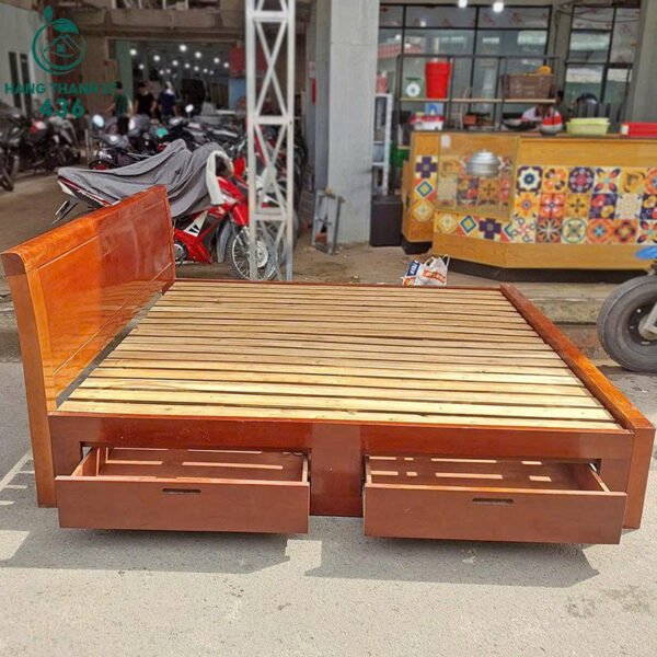 giuong go 2 hoc cu 1m8x2m 1