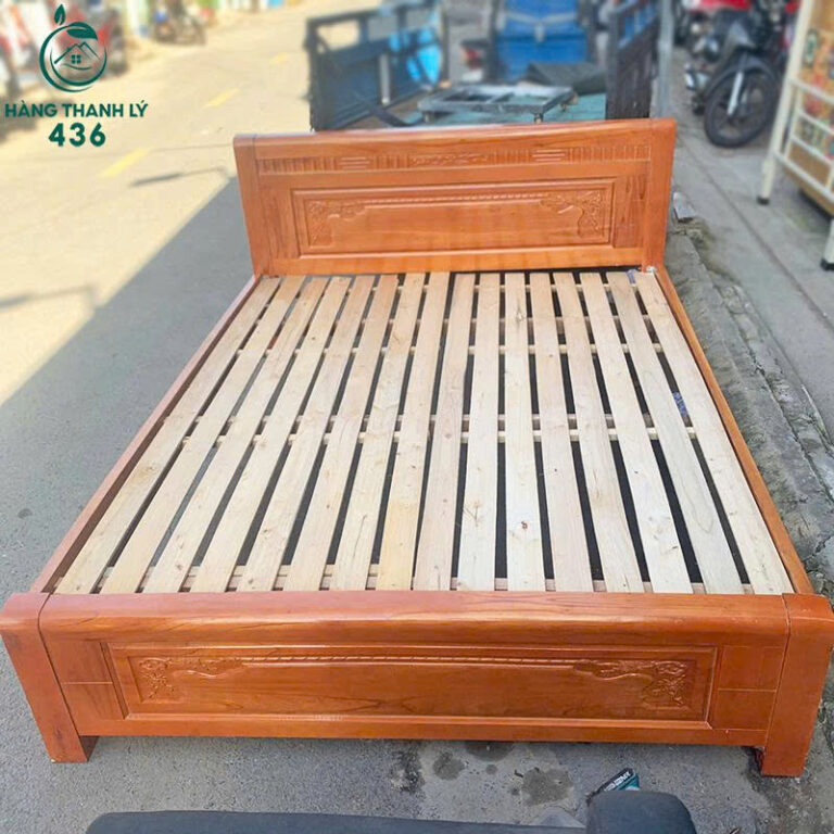 giuong go xoan cu 1m6x2m gia re 1