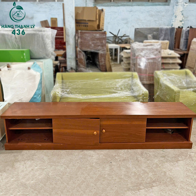 Kệ Tivi Gỗ Treo Tường 2M34 Cũ Giá Rẻ ke-tivi-cu-37 Kệ Tivi Gỗ Treo Tường 2M34 Cũ Giá Rẻ