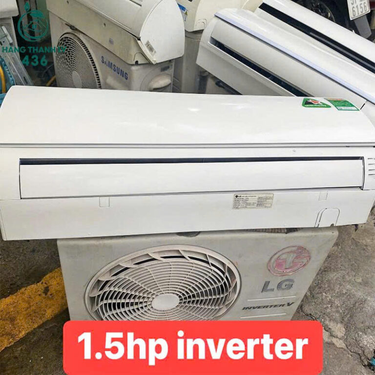 may lanh 1 5hp inverter cu 5