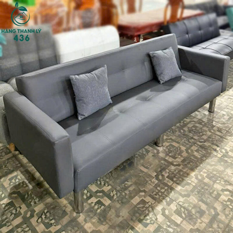 sofa bed co tay boc da 1