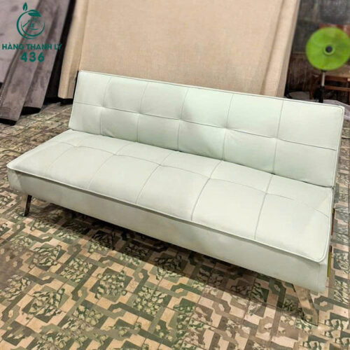 sofa bed thanh ly co tay mau trang
