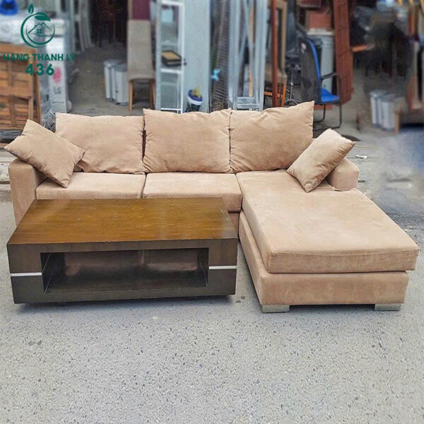 sofa boc vai thanh ly