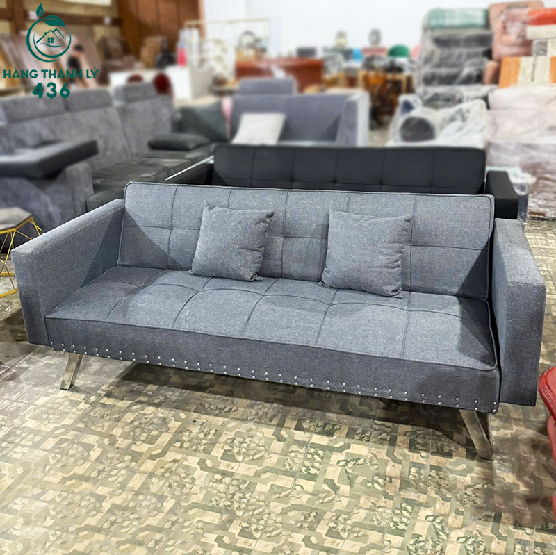 sofa-thanh-ly-144 Thanh Lý Sofa Bed Có Tay Tiện Lợi Mới 99% (Nhiều Màu)