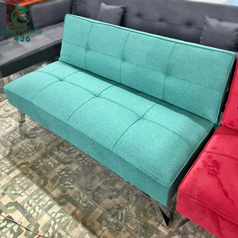 sofa-thanh-ly-xanh-la Sofa Gấp Thành Giường 1M4 Hiện Đại Mới 99% (Nhiều Màu)