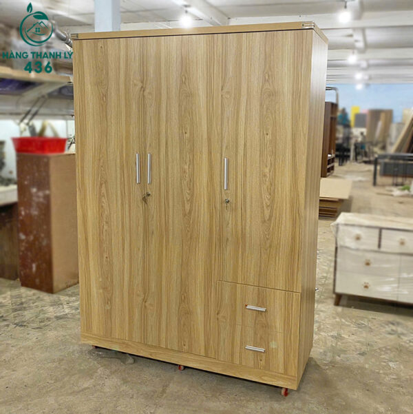 thanh ly tu quan ao 1m4x2m co guong moi 99 3