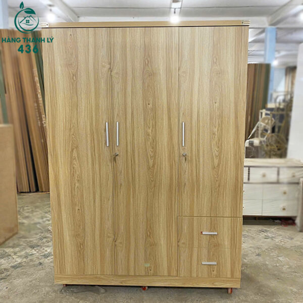 thanh ly tu quan ao 1m4x2m co guong moi 99 4