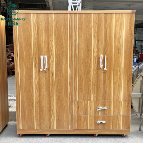 Thanh Lý Tủ Quần Áo 4 Cánh 1M8x2M Hàng Mới 99% 8 thanh ly tu quan ao 4 canh 1m8x2m 5