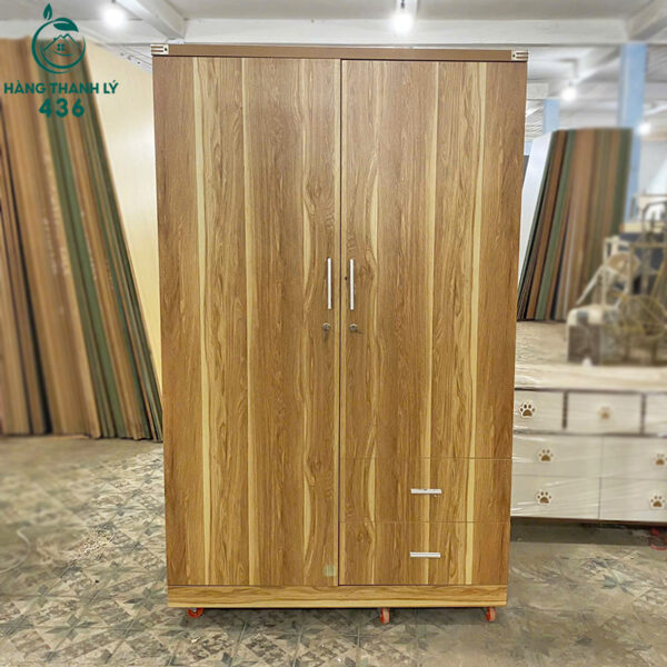 thanh ly tu quan ao go 2 canh 1m2x2m 1