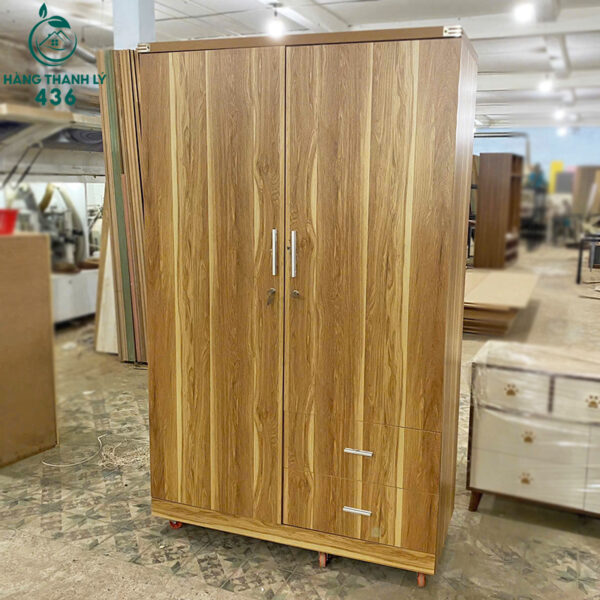 thanh ly tu quan ao go 2 canh 1m2x2m 4