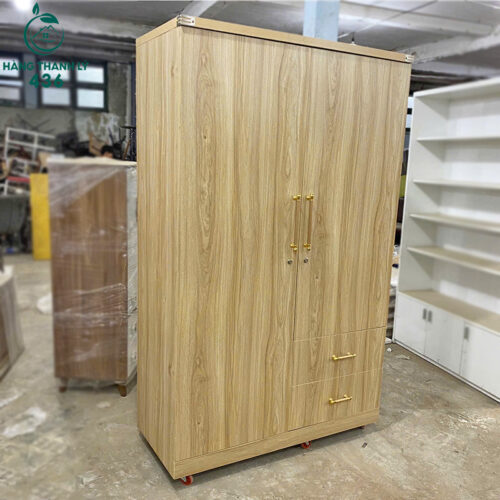 thanh ly tu quan ao go 2 canh 1m2x2m 6