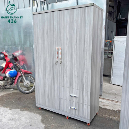 thanh ly tu quan ao go 3 canh 1m4x2m 3