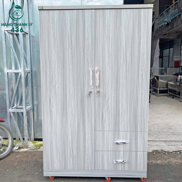 thanh ly tu quan ao go 3 canh 1m4x2m 4