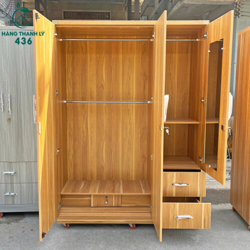 thanh ly tu quan ao go 3 canh 1m4x2m 7