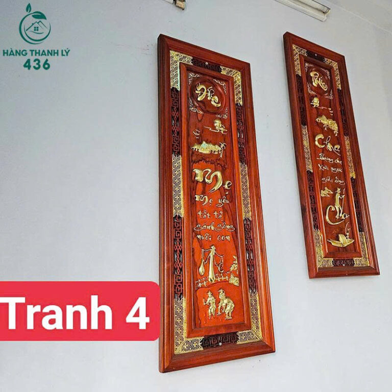 tranh go cu in cau doi
