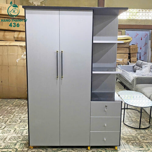 Tủ Nhựa Quần Áo Có Kệ Trang Trí Mới 99% (Nhiều Mẫu) 7 tu ao nhua thanh ly 2