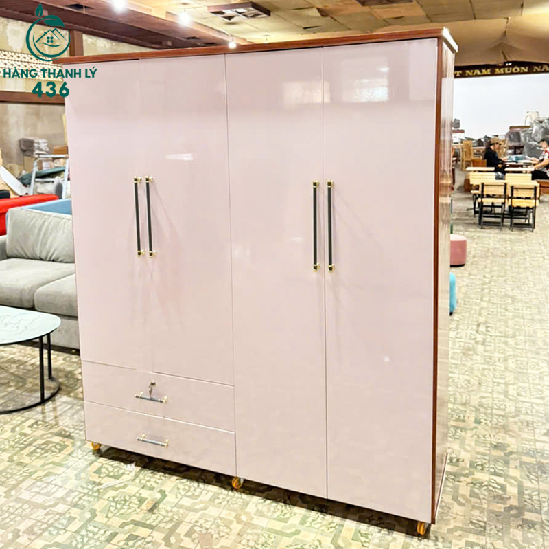 tu-ao-nhua-thanh-ly-47 Thanh Lý Tủ Áo Nhựa 4 Cánh 1M6 Mới 99% (Nhiều Màu)