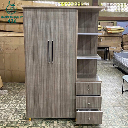 Tủ Nhựa Quần Áo Có Kệ Trang Trí Mới 99% (Nhiều Mẫu) 4 tu ao nhua thanh ly 6