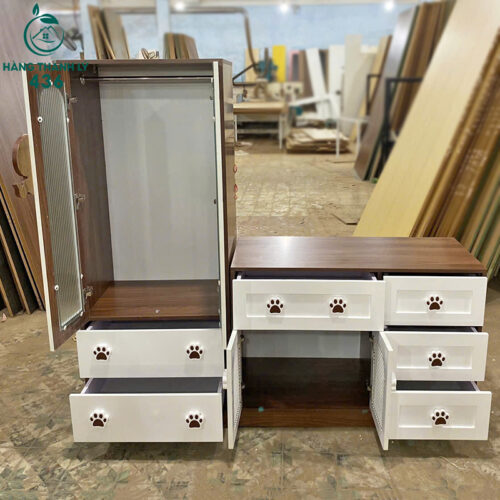 Tủ Áo Cho Bé Kiểu Dáng Hiện Đại Mới 99% (Nhiều Màu) 8 tu ao thanh ly 34