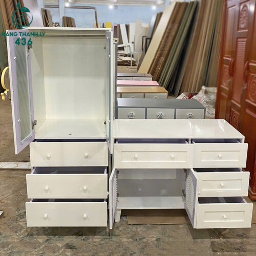 Tủ Áo Cho Bé Kiểu Dáng Hiện Đại Mới 99% (Nhiều Màu) 10 tu ao tre em thanh ly 6