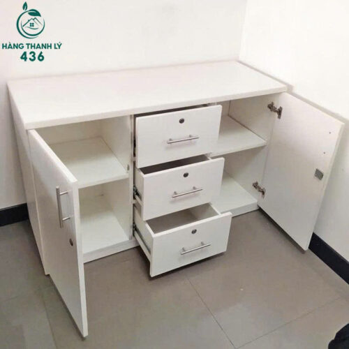 Tủ Hồ Sơ Cũ Màu Trắng 1M2x76CM Hiện Đại 4 tu ho so cu mau trang 1m2x76cm 1