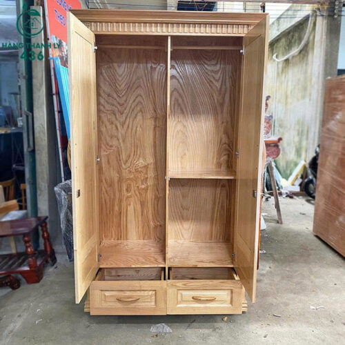 Thanh Lý Tủ Quần Áo 2 Cánh 1M12x2M05 Gỗ Mới 99% 4 tu quan ao 2 buong thanh ly 1